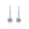 Round Moissanite Stud Earrings | S925 Silver