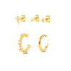 Celestial Gold Ear Cuff & Stud Set