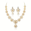 Vintage Pearl & Rhinestone 3 Piece Jewelry Set