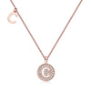 C Initial Moissanite Necklace