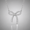 Hexagon Solitaire Moissanite Pendant Necklace