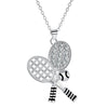 Tennis Rackets Women's Necklace Clavicle Chain
