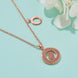 O Initial Moissanite Necklace