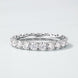 Geometric Hoop Diamond Ring For Women