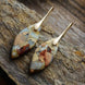 Sea Sediment Jasper Natural Stone Earrings