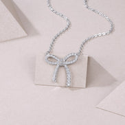 Hexagon Solitaire Moissanite Pendant Necklace
