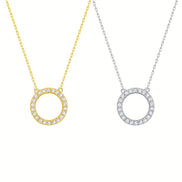 Fully Diamond studded Round Necklace