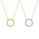 Fully Diamond studded Round Necklace