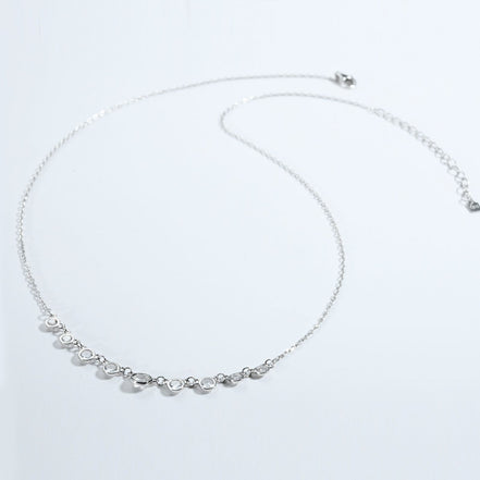 S925 Silver Fashion Diamond Necklace