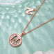 N Initial Moissanite Necklace