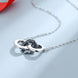 Ring Buckle Couple Necklace