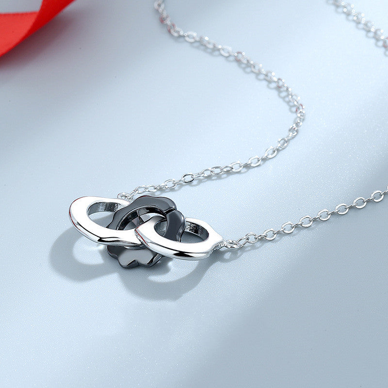 Ring Buckle Couple Necklace
