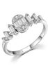 S925 Sterling Silver Diamond Ring