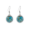Blue Pine Stone Earrings