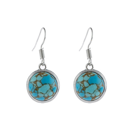 Blue Pine Stone Earrings