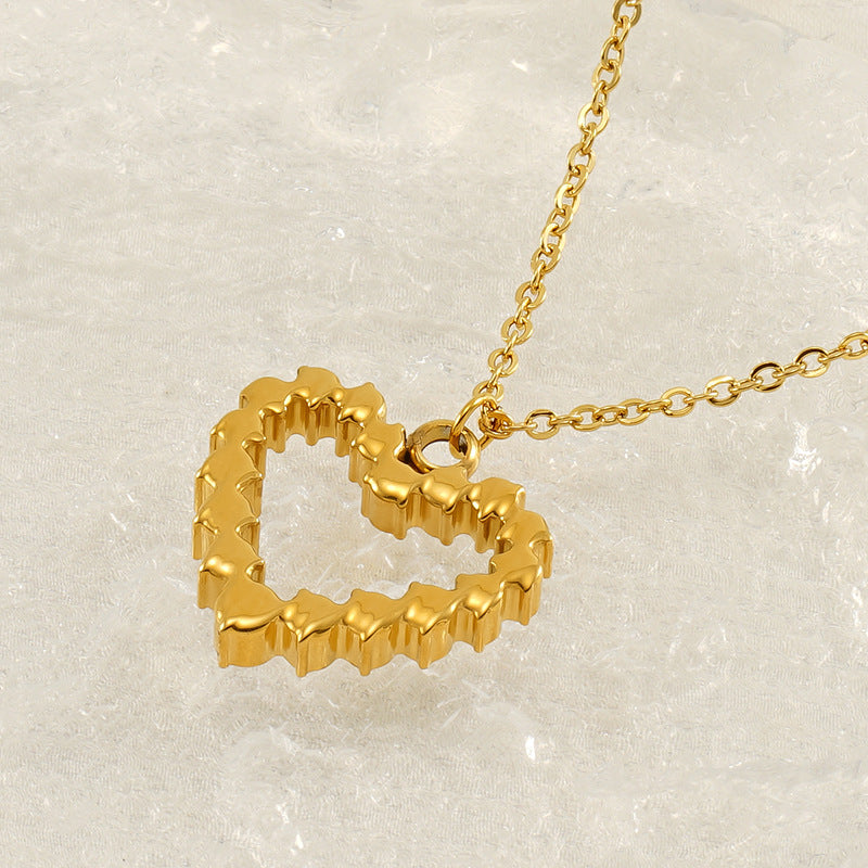 Titanium Steel Love Diamond Necklace