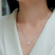 Star Moissanite Pendant Necklace | Platinum-Plated S925 Silver