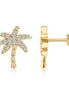 Golden Coconut Tree Earrings