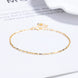 Gold & Silver Square Buckle Bracelet