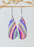 Artisan Resin Modern Drop Earrings