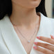 Star Moissanite Pendant Necklace | Platinum-Plated S925 Silver