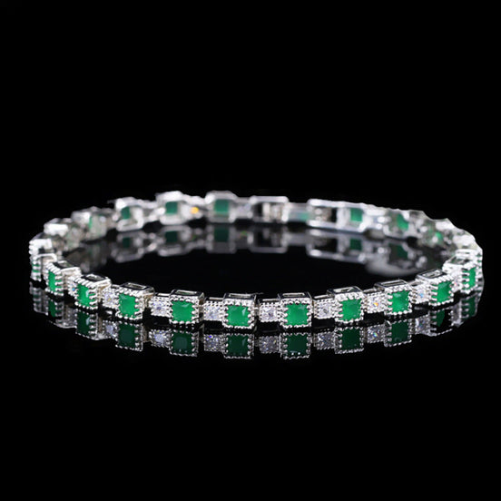 Multi Color Cubic Zirconia Bracelet