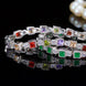 Multi Color Cubic Zirconia Bracelet