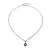 Evil Eye Pendant Black Short Necklace