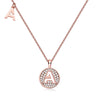 A Initial Moissanite Necklace