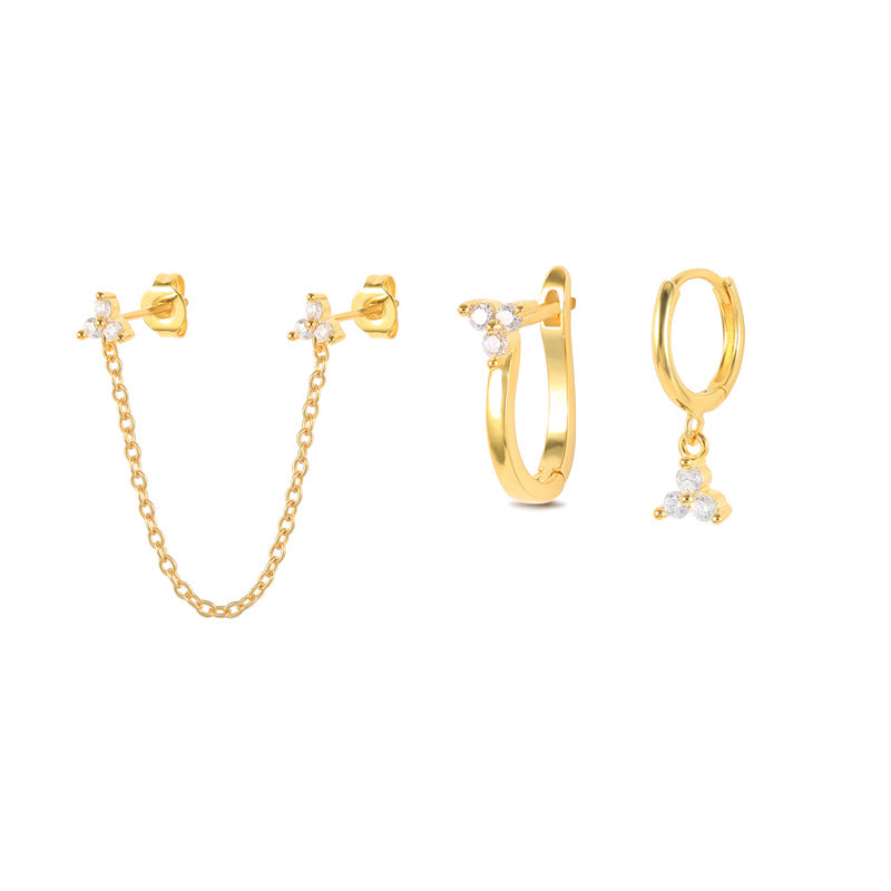 Celestial Gold Ear Cuff & Stud Set