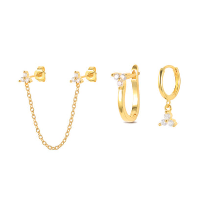 Celestial Gold Ear Cuff & Stud Set