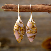 Sea Sediment Jasper Natural Stone Earrings