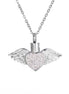 Heart Wings Diamond Ash Pendant