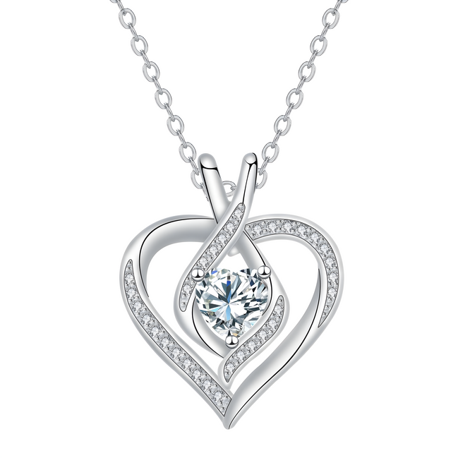 Diamond Love Necklace Women's Fashion