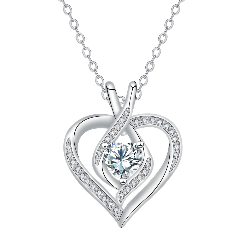 Diamond Love Necklace Women's Fashion