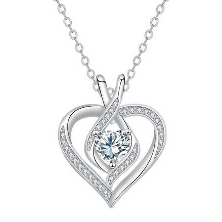 Diamond Love Necklace Women's Fashion