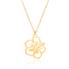 Hibiscus Flower Pendant Necklace