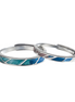 Sterling Silver Matching Couple Rings Set