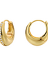 Gold Huggie Hoop Earrings