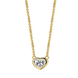 Gold Heart Pendant Necklace