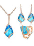 Colored Gems 3 Piece Jewelry Set