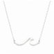 925 Sterling Silver Wave Necklace
