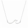 925 Sterling Silver Wave Necklace