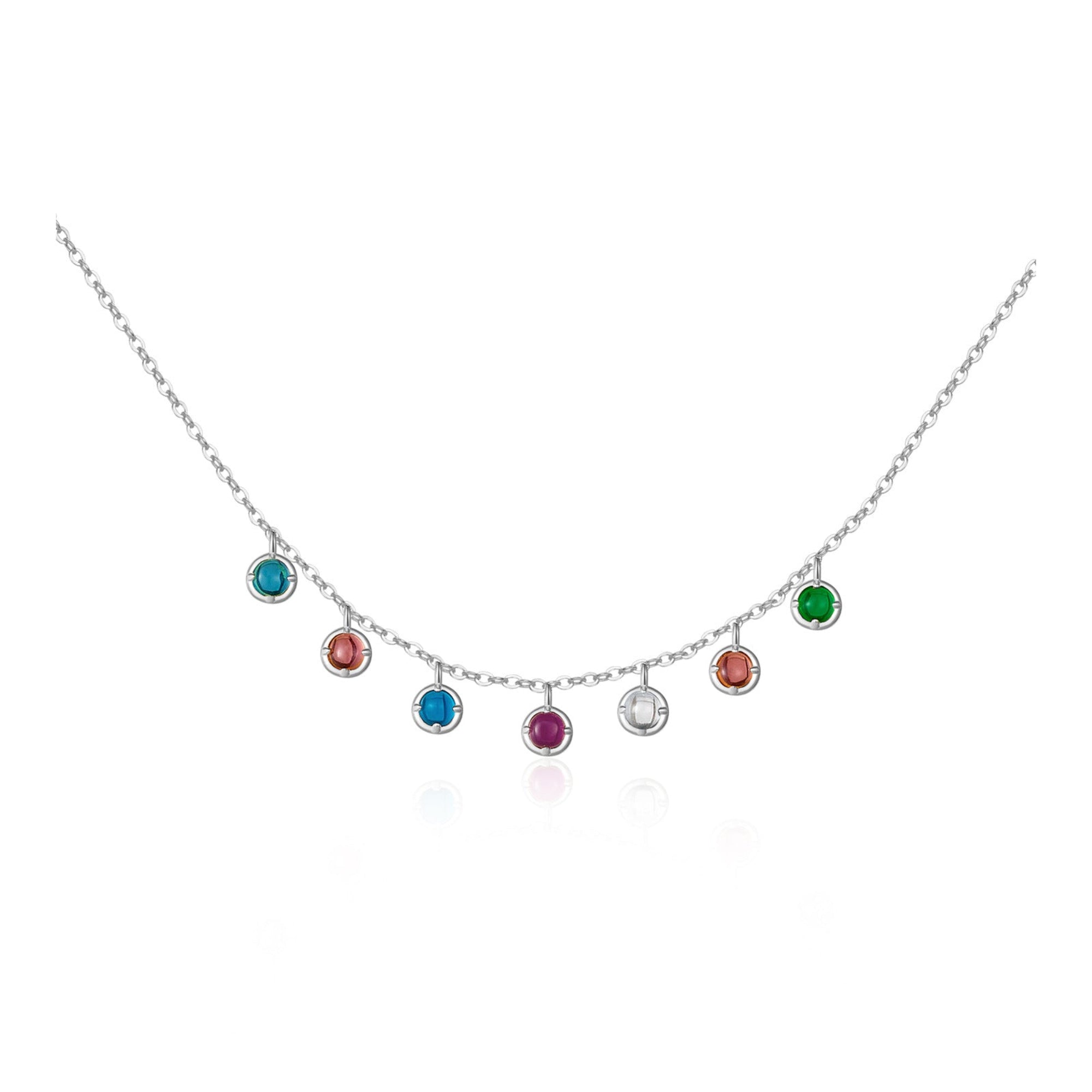 S925 Sterling Silver Diamond Necklace
