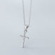 S925 Silver Full Diamond Cross Necklace
