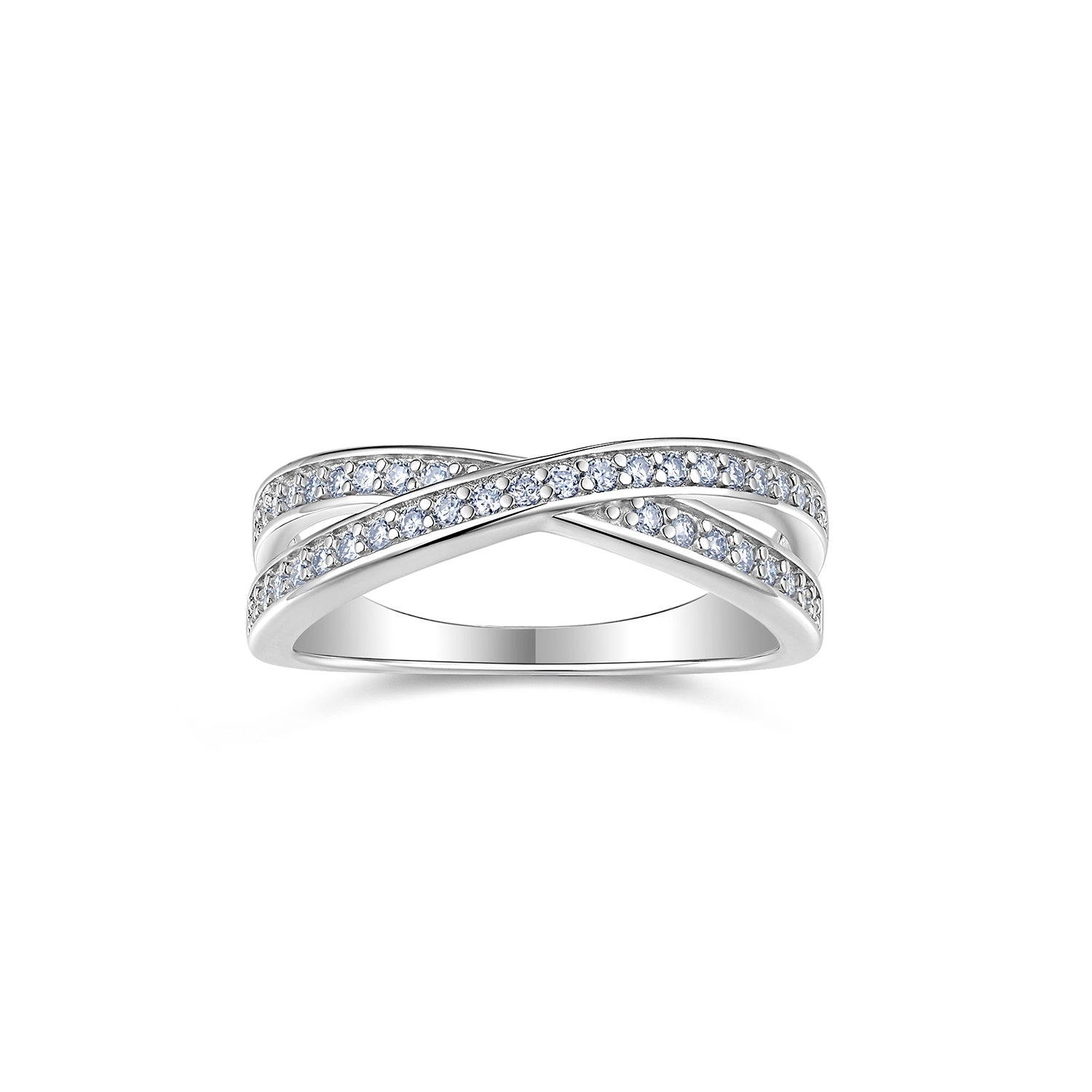 Morganite Minimalist Ring | Platinum-Plated S925 Silver