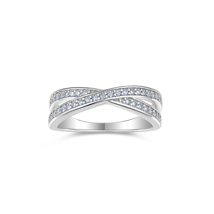 Morganite Minimalist Ring | Platinum-Plated S925 Silver