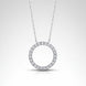 As You Wish Moissanite Pendant Necklace | Platinum S925 Silver