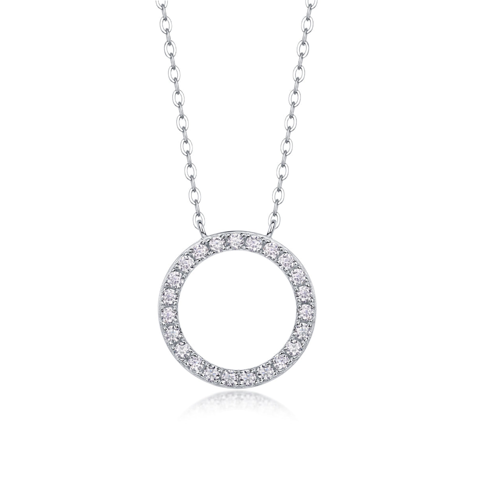 As You Wish Moissanite Pendant Necklace | Platinum S925 Silver