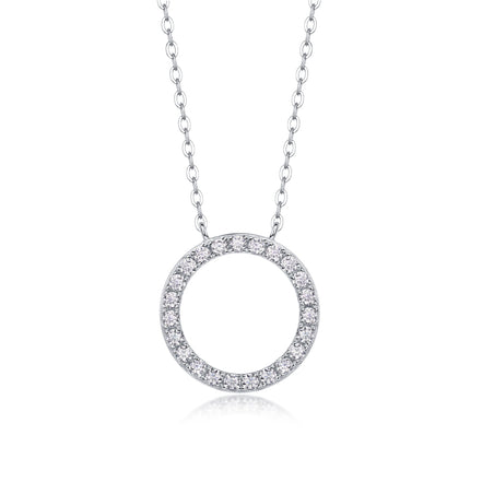As You Wish Moissanite Pendant Necklace | Platinum S925 Silver